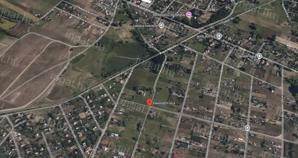 Debrecen művelés alól kivont zártkerti telek eladó