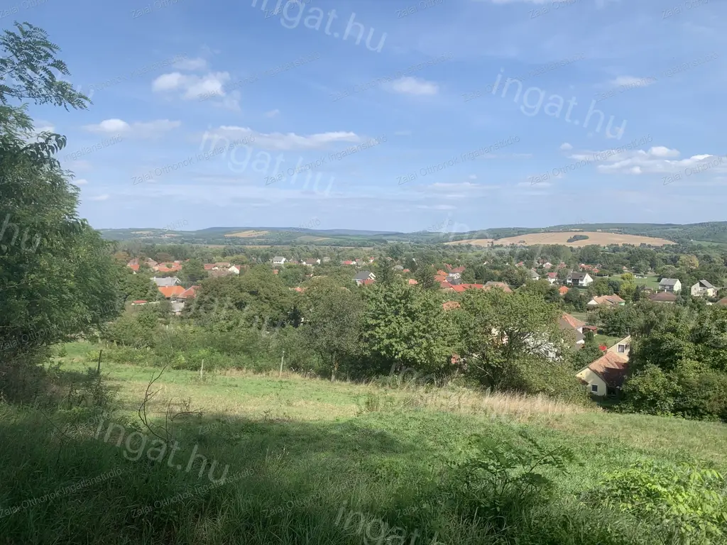 Panorámás építési telek Kehidakustányban!