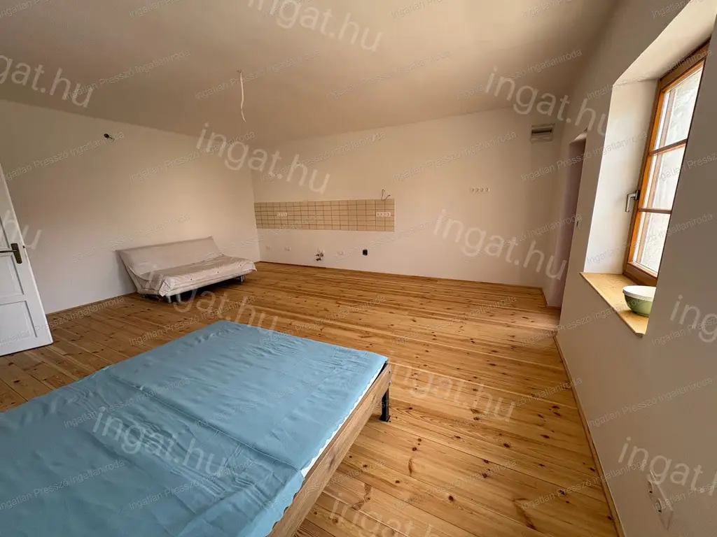 Eladó egy belül teljesen felújított, részben berendezett földszinti garzon lakás Sáskán!