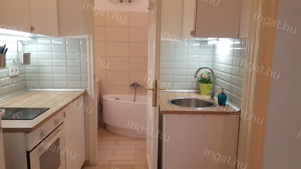 Kiadó lakás Budapest Nefelejcs utca I. emelet 26m2 ref: